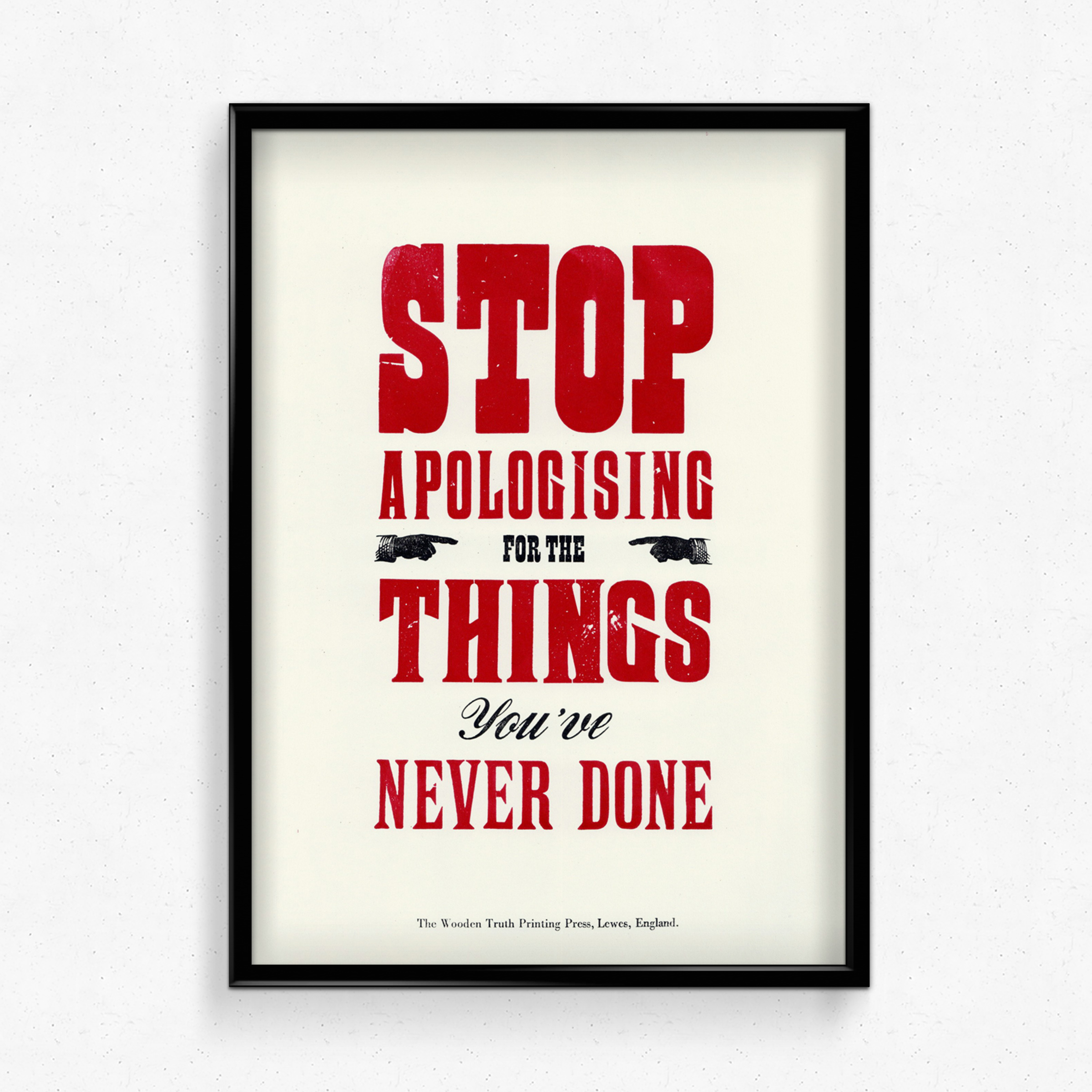 Stop Apologising…